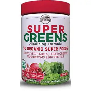 Country Farms Super Greens - Berry 10.6 oz Pwdr 35046090593
